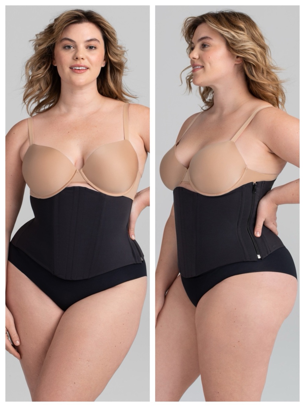Honeylove WaistHero Cincher NWT Black Corset Shapewear Tummy Control Size 2X